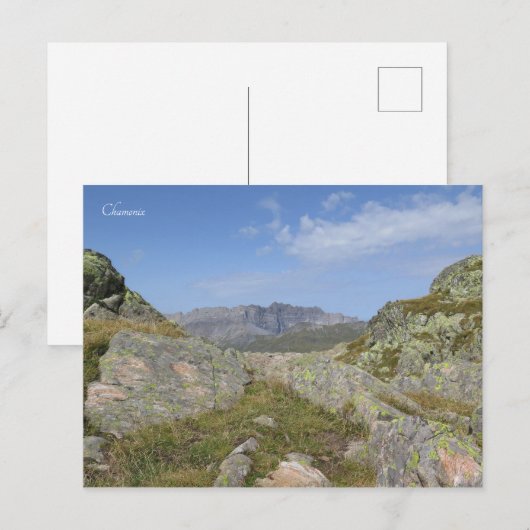 Chaine des Fiz Chamonix Briefkaart (Voorkant / Achterkant)