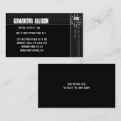 Chained Skull Industrial Gothic Visitekaartje (Voorkant / Achterkant)