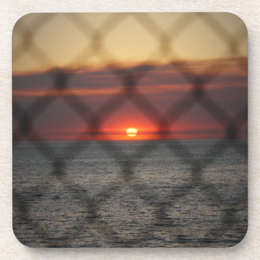 Chained Sunset Bier Onderzetter (Voorkant)