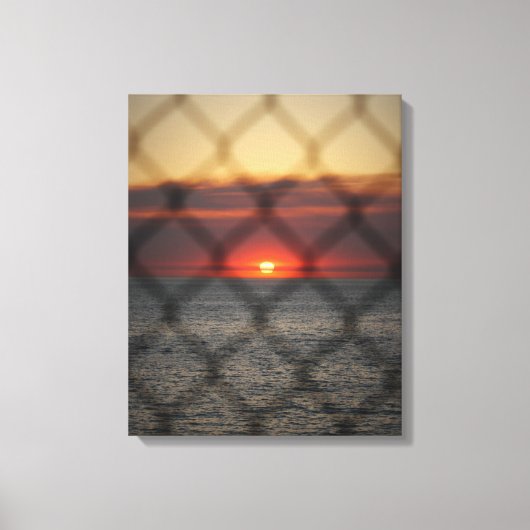 Chained Sunset Canvas Afdruk (Voorkant)