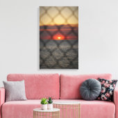 Chained Sunset Canvas Afdruk (Insitu (Woonkamer))
