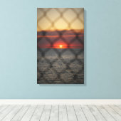 Chained Sunset Canvas Afdruk (Insitu (Houten vloer))