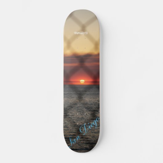 Chained Sunset Persoonlijk Skateboard (Voorkant)