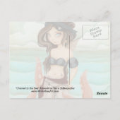 Chained to the Zee - Pirate fairy card Briefkaart (Achterkant)