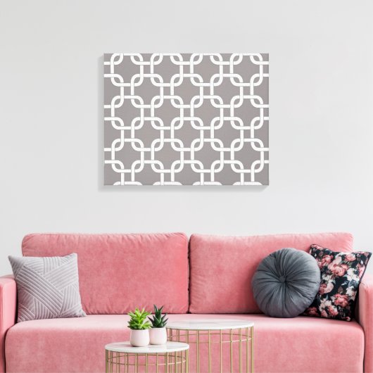 Chainlink Canvas Afdruk (Insitu (Woonkamer))