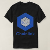 Chainlink Coin, gedecentraliseerd Oracle, DeFi Blo T-shirt (Design voorkant)