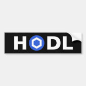 Chainlink (LINK) HODL-Bumpersticker Bumpersticker (Voorkant)