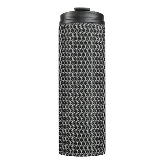 Chainmail Medieval Armor Thermosbeker (Voorkant)