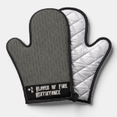 Chainmail Ovenwanten van de Vuurbestendigheid Ovenwant (Voorkant / Achterkant)