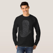 Chainmail Warrior Hood T-shirt (Voorkant volledig)