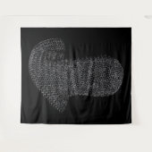 Chainmail Warrior Hood Wandkleed (Voorkant (horizontaal))