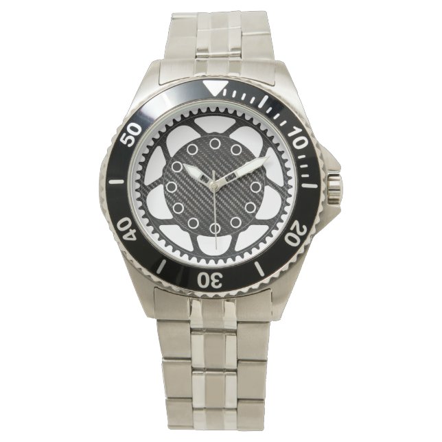 Chainring polshorloge horloge (Voorkant)