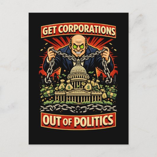 Chains of Influence Briefkaart (Voorkant)