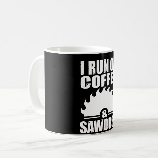 CHAINSAW WHISPERER T-Shirt   Koffiemok (Voorkant links)