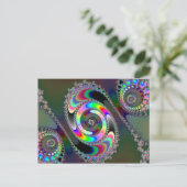 Chainsee - Fractal Briefkaart (Staand voorkant)