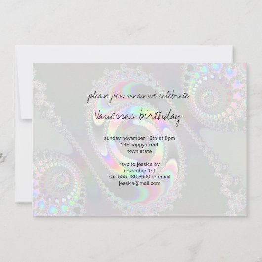 Chainsee - Fractal Kaart (Achterkant)