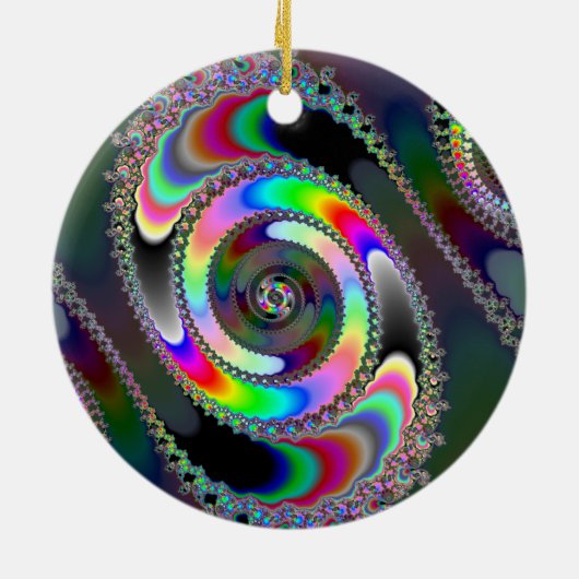 Chainsee - Fractal Keramisch Ornament (Achterkant)