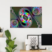 Chainsee - Fractal Poster (Thuiskantoor)