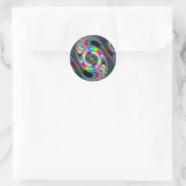 Chainsee - Fractal Ronde Sticker (Tas)