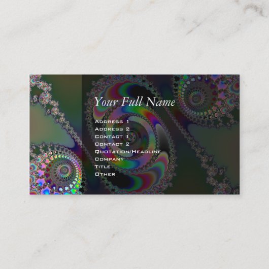 Chainsee - Fractal Visitekaartje (Voorkant)