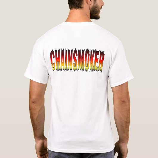 CHAINSMOKER T-SHIRT (Achterkant)