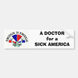 CHAINx, EEN ARTS VOOR EEN SICK-AMERIKA Bumpersticker