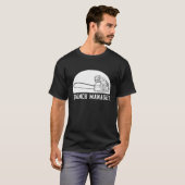 Chainzaag Branch Manager Lumberjack and Logger T-shirt (Voorkant volledig)