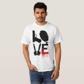 Chainzaag Love T-shirt (Voorkant volledig)
