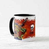 Chainzaag VS Zombie Cup Mok (Voorkant links)