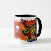 Chainzaag VS Zombie Cup Mok (Voorkant rechts)