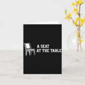 Chair A Seat At The Table  Kaart (Gele Bloem)