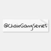 CHAIR GANG-bumpersticker Bumpersticker (Voorkant)