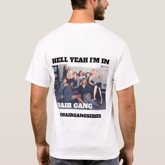 CHAIR GANG hel ja T-shirt (Achterkant)