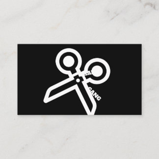 CHAIR GANG-schaar visitekaartjes