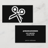 CHAIR GANG-schaar visitekaartjes (Voorkant / Achterkant)