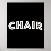 Chair  poster (Voorkant)