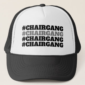 #CHAIRGANG zwart-grijs pet