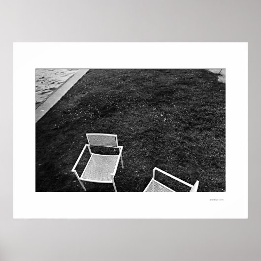 CHAIRS - Hyde Park London 1978 Poster (Voorkant)