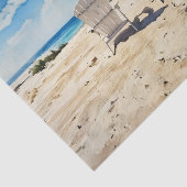 Chairs in the Sand Tissue Paper Tissuepapier (Detail)