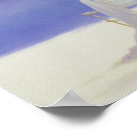 Chairs on the beach 1995 poster (Hoek)