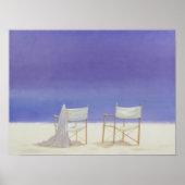 Chairs on the beach 1995 poster (Voorkant)
