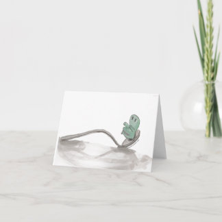 Chairy and Spoon Blank Notecard Notitiekaartje