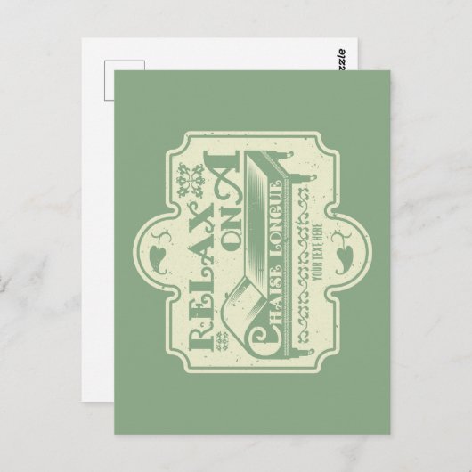 Chaise Longue Briefkaart (Voorkant / Achterkant)