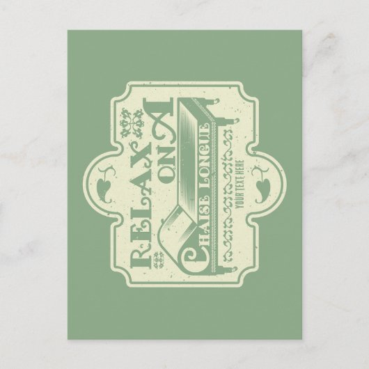 Chaise Longue Briefkaart (Voorkant)