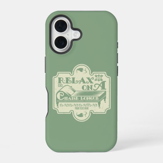 Chaise Longue iPhone 16 Hoesje (Achterkant)