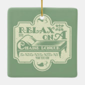 Chaise Longue Keramisch Ornament (Achterkant)