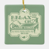 Chaise Longue Keramisch Ornament (Voorkant)