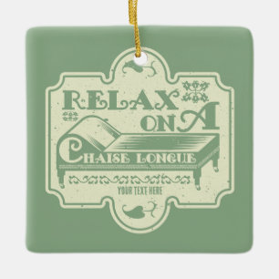 Chaise Longue Keramisch Ornament