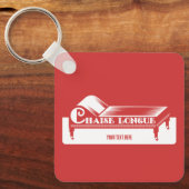 Chaise Longue Sleutelhanger (Voorkant)