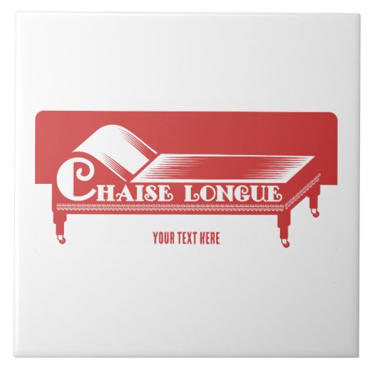 Chaise Longue Tegeltje (Voorkant)